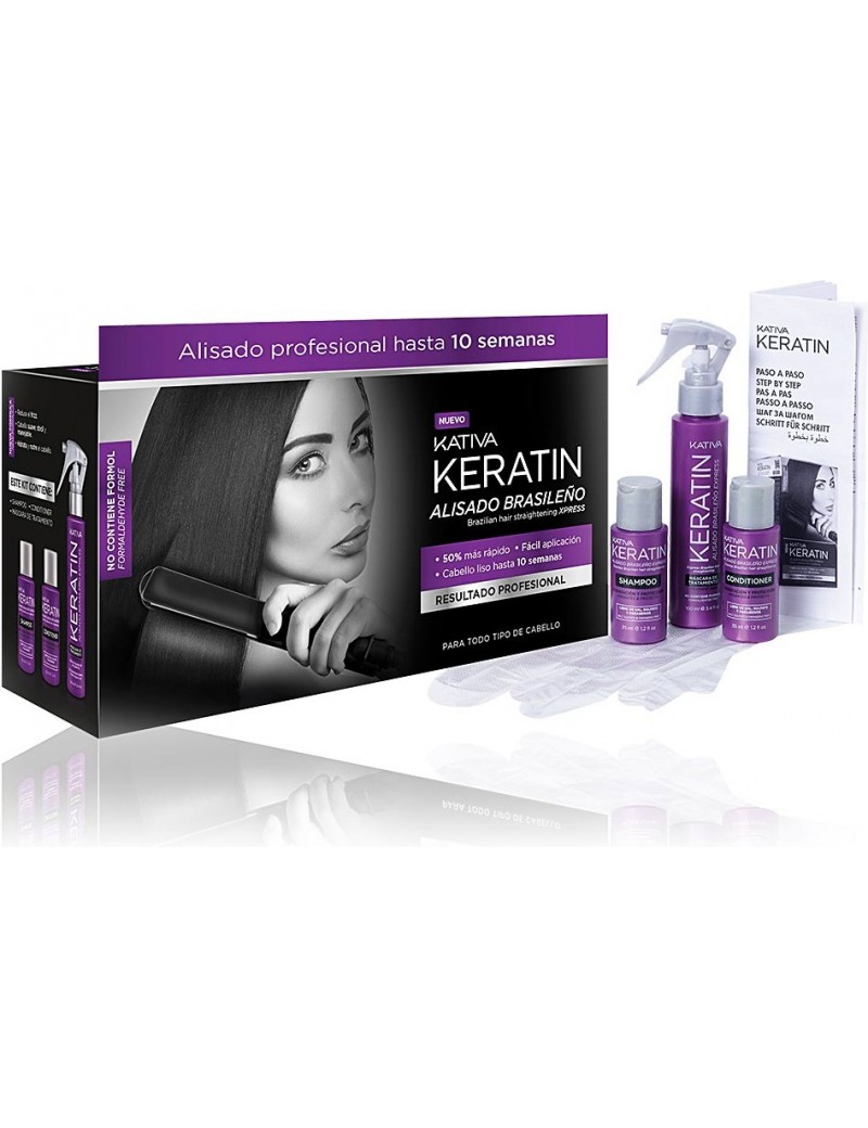 Lissage brésilien- Kativa Kit de Lissage Keratin Xpress