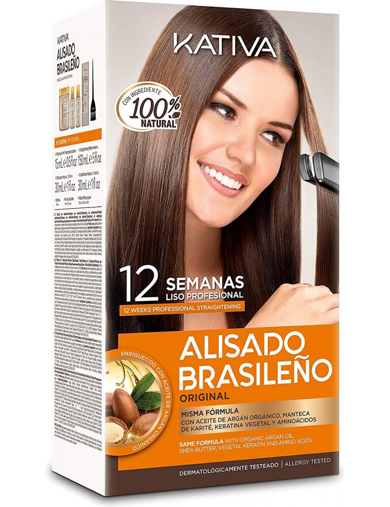 Kit de lissage Brésilien- Kativa Brazilian Keratin