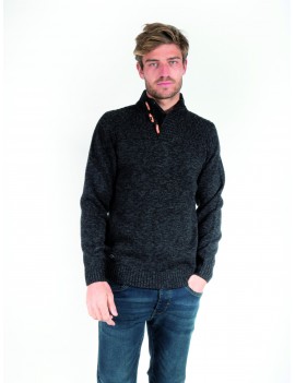 Pulls homme Manches Longues - France denim bleu nuit