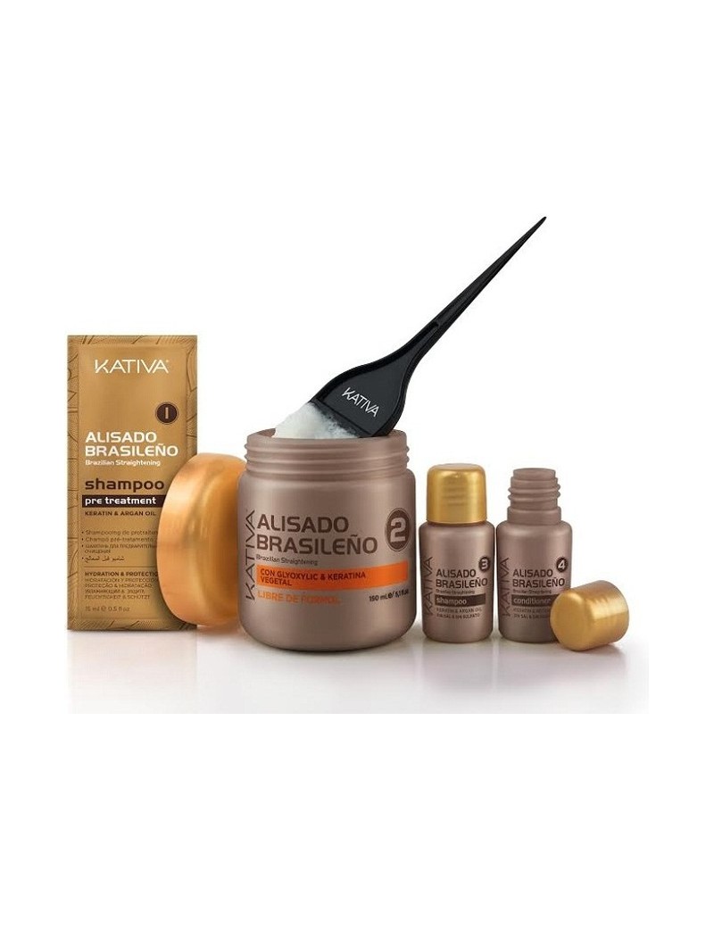 Kit de lissage Brésilien Kativa Brazilian Keratin