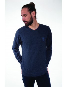 Pull homme rugby - union black bleu marine