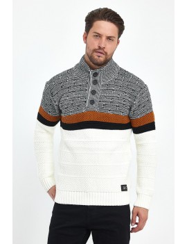 Pulls homme manches longues - CLUB JU blanc