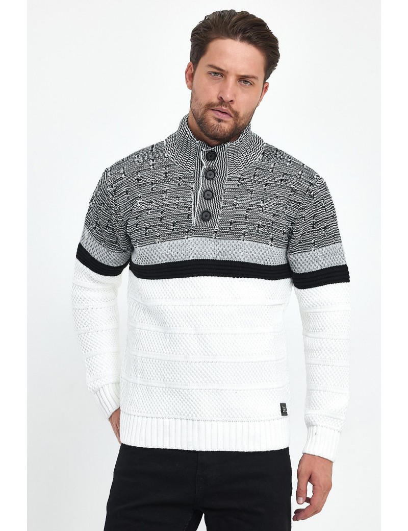 Pulls homme manches longues - CLUB JU- gris