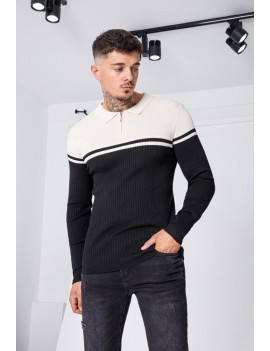 Pull homme Manches longues Bicolore- frilivin FA5025