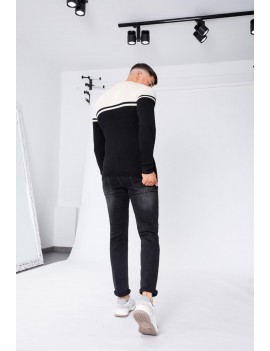 Pull homme Manches longues Bicolore- frilivin FA5025