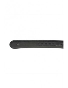 ceinture pour homme en croute de cuir noir
