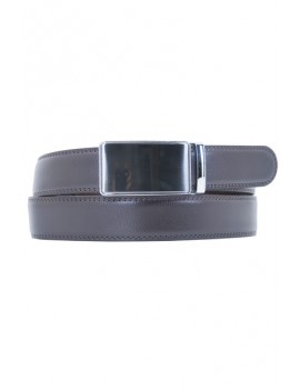 ceinture homme en croute de cuir marron foncé