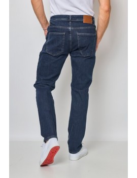 Jeans homme coupe regular couleur bleu foncé