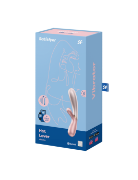 Vibromasseur rabbit chauffant Satisfyer Hot Lover pink