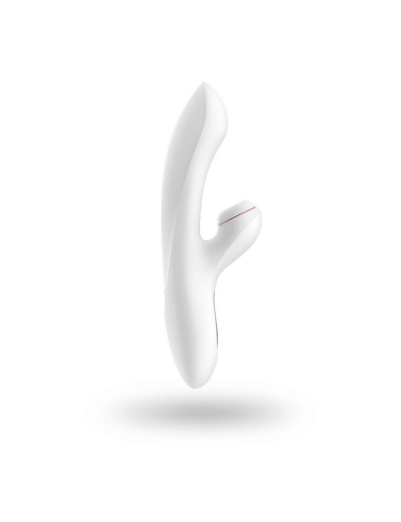 Stimulateur vibromasseur Satisfyer Pro G-Spot Rabbit - Blanc et Or rose