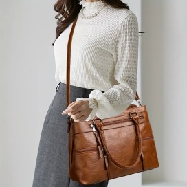 sac à main bandoulière vintage marron