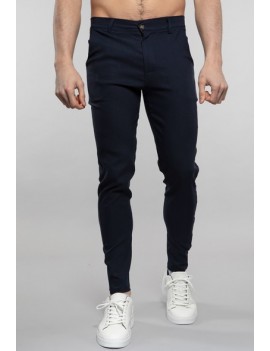 Pantalon Slim Homme- Couleur Bleu Marine