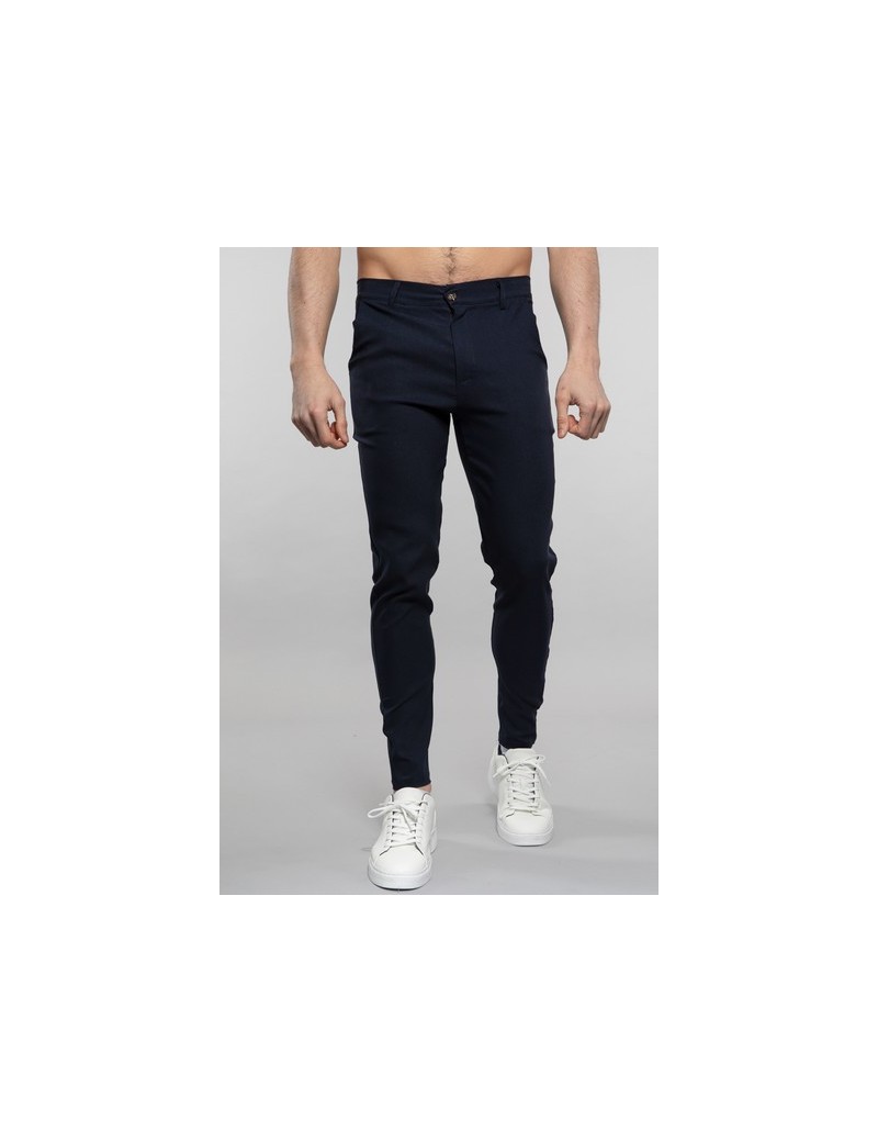 Pantalon Slim Homme- Couleur Bleu Marine