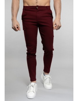 Pantalon Slim pour Homme - Bordeaux