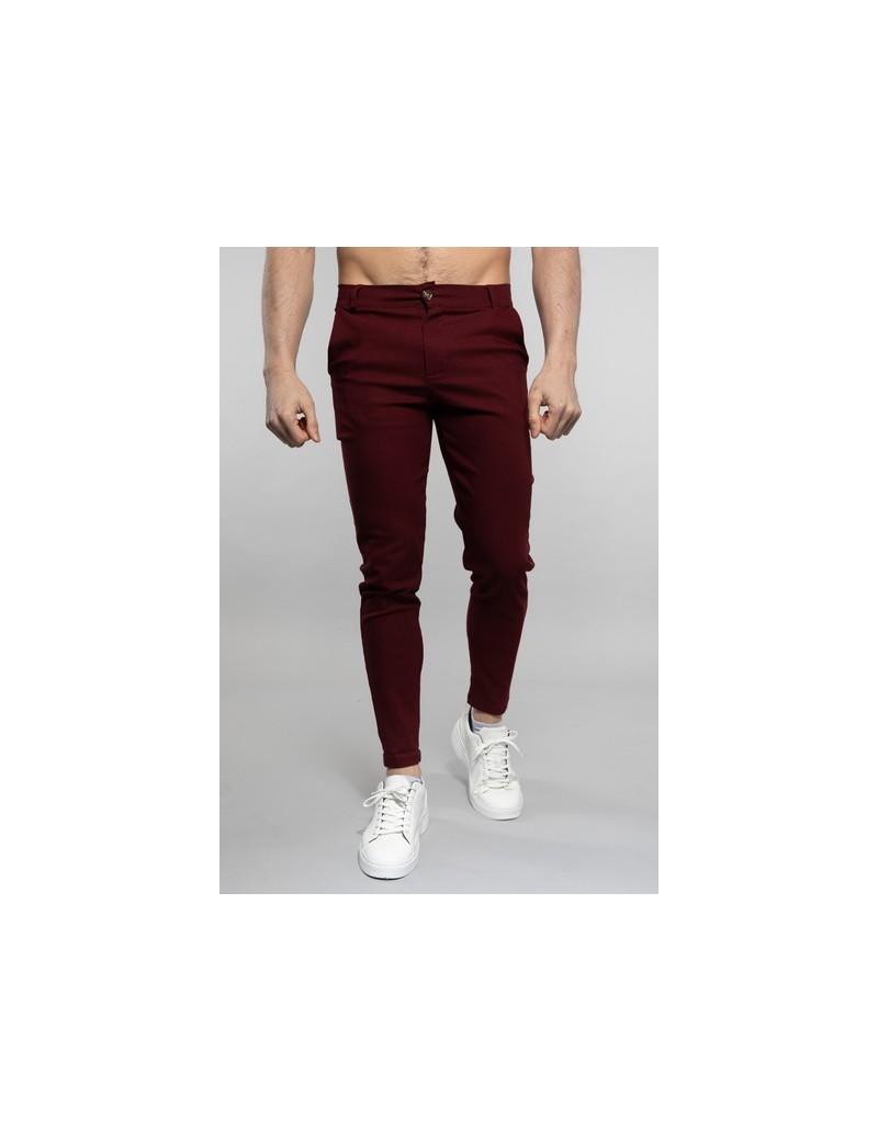 Pantalon Slim pour Homme - Bordeaux