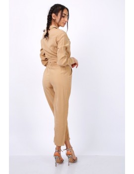 Combinaison pantalon manches longues femme-Softy