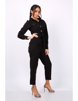 Combinaison pantalon manches longues femme-Softy