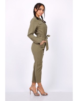 Combinaison pantalon manches longues femme-Softy