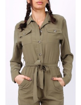 Combinaison pantalon manches longues femme-Softy