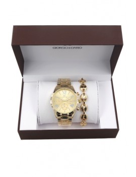 Coffret montre et bracelet homme- COH7 or