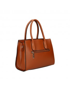 Sac à main Femme- Cabas- Camel- Valentina Madrid