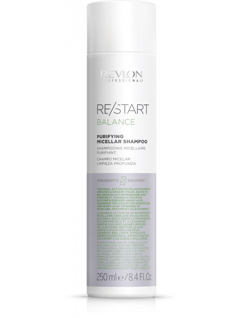 Shampooing micellaire purifiant Cuir Chevelu Gras- Revlon Professionnel Re/Start Balance-250ml
