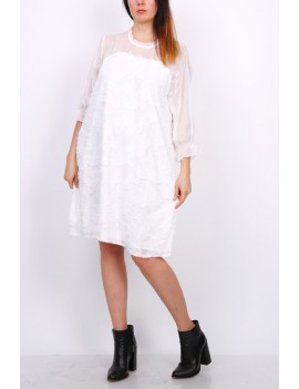 Robe Blanche - Honney - Femme Grande taille