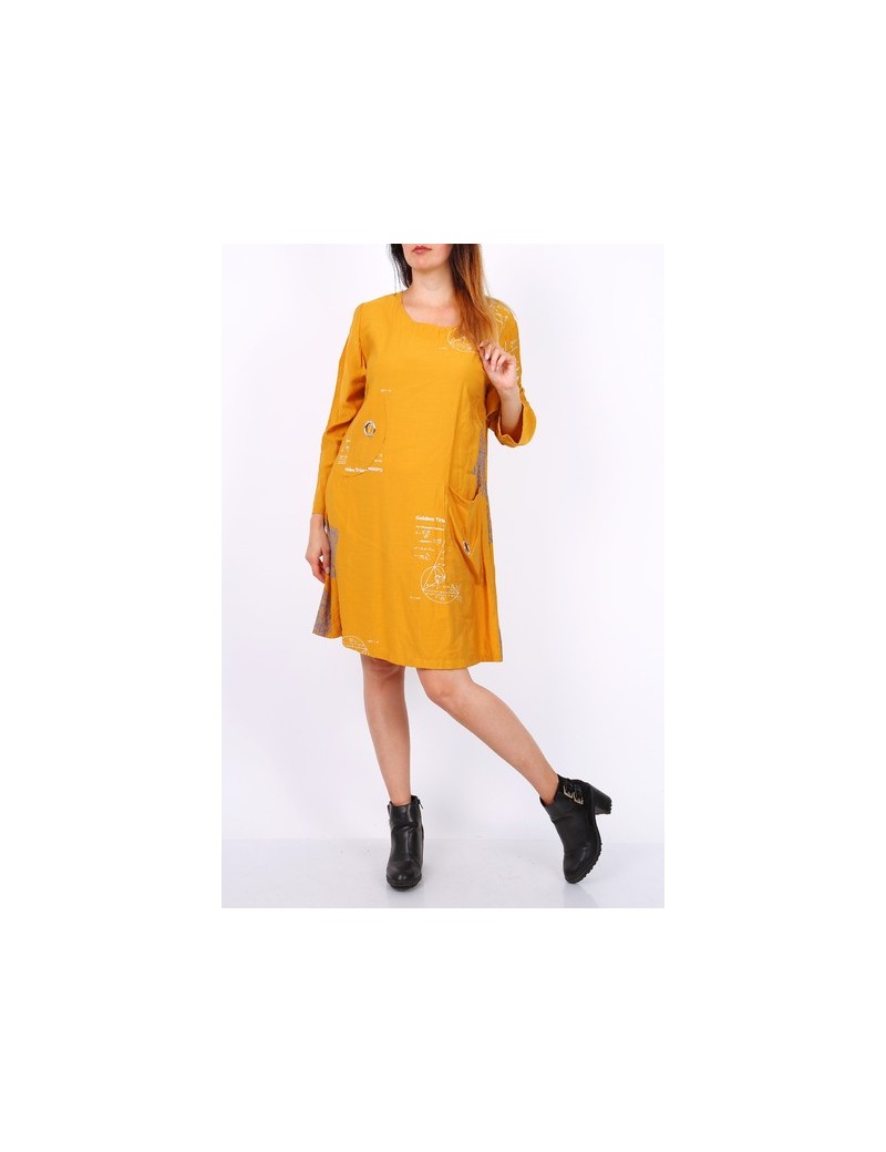 robe jaune grande taille
