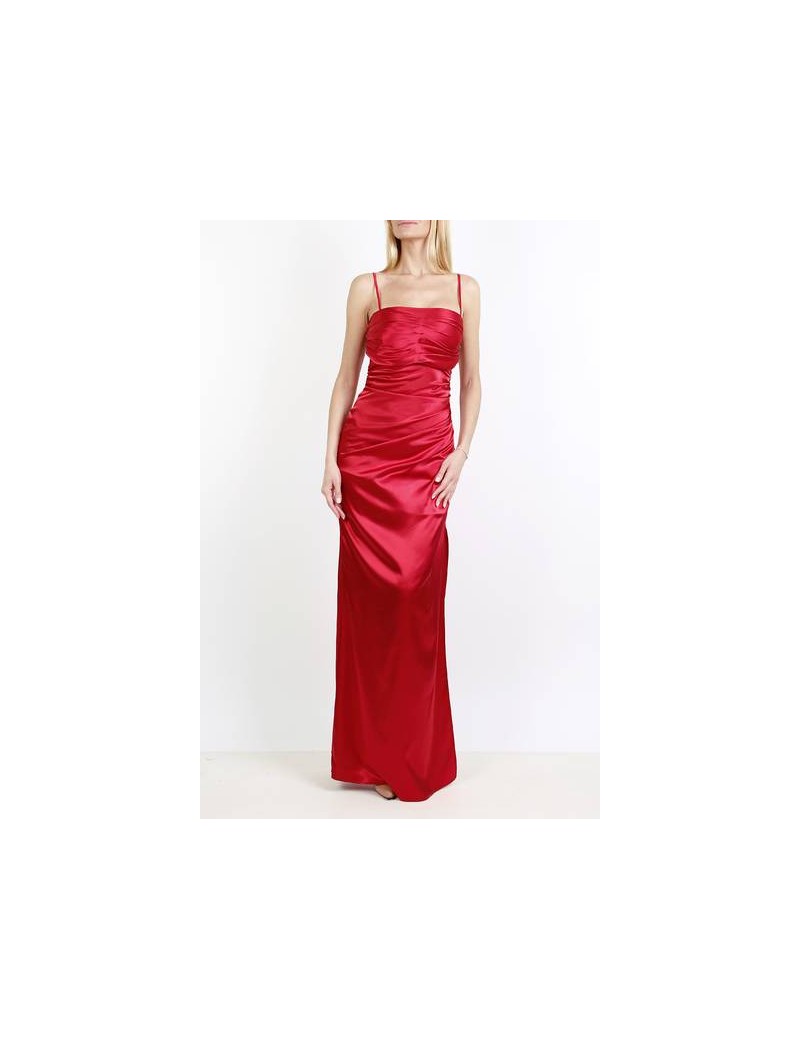 Robe Longue - Rouge - Bretelles fines