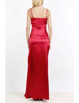 Robe Longue - Rouge - Bretelles fines