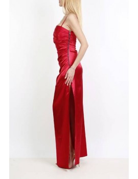 Robe Longue - Rouge - Bretelles fines
