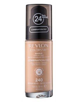 fond de teint matifiant longue tenue- Revlon Cosmetics ColorStay™- SPF 15- N°240 Medium Beige 30 ml