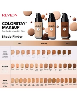 fond de teint matifiant longue tenue- Revlon Cosmetics ColorStay™- SPF 15- N°240 Medium Beige 30 ml