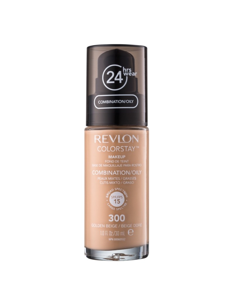 fond de teint matifiant longue tenue - Revlon Cosmetics ColorStay™- SPF 15- n°300 Golden Beige 30 ml