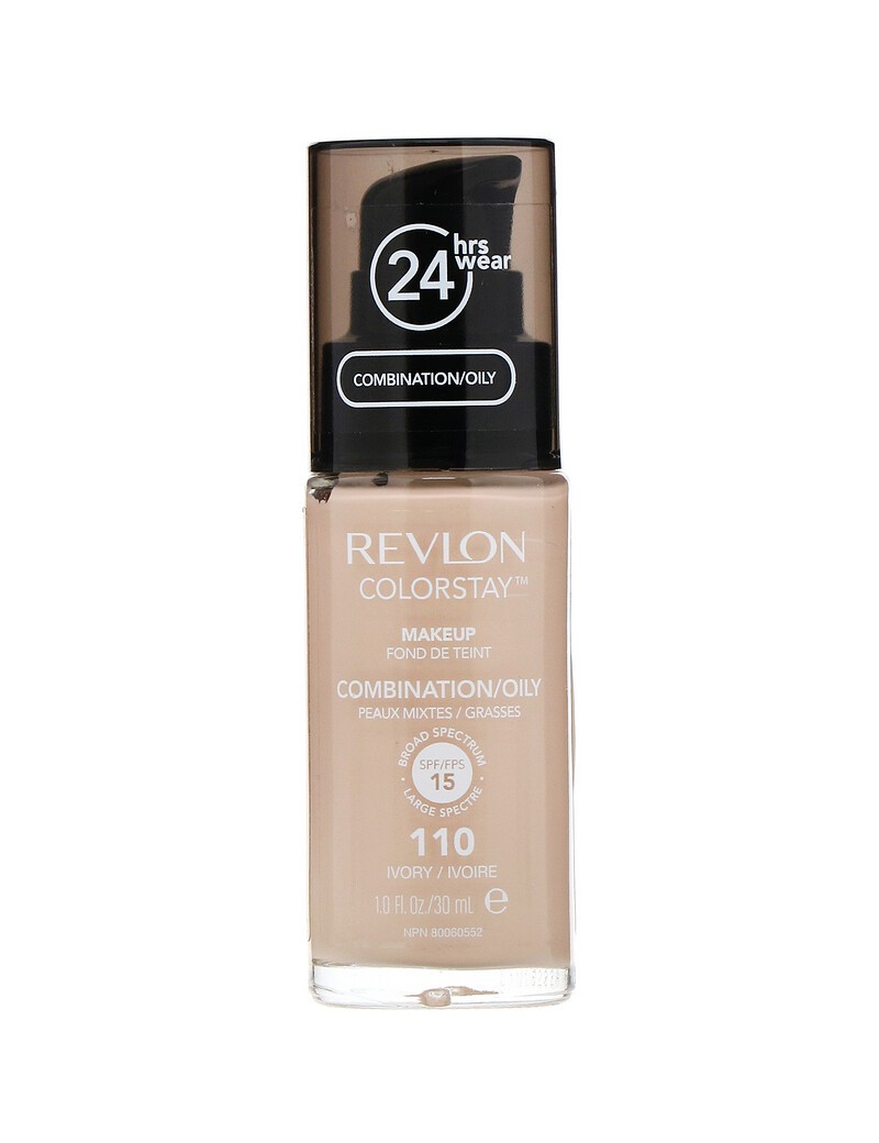 fond de teint matifiant longue tenue- Revlon Cosmetics ColorStay™ SP F 15- teinte 110 Ivory 30 ml