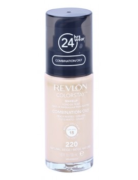 fond de teint matifiant longue tenue- Revlon Cosmetics ColorStay™- SPF 15- n°220 Natural Beige 30 ml