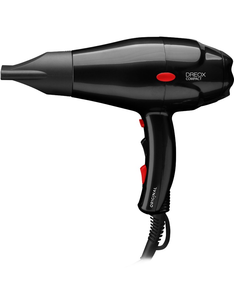 Sèche-cheveux professionnel-Original Best Buy Dreox Compact- 2000W AC Noir
