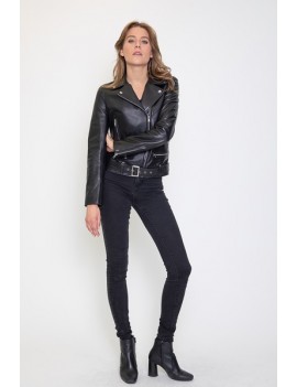 BLOUSON CUIR VÉRITABLE...