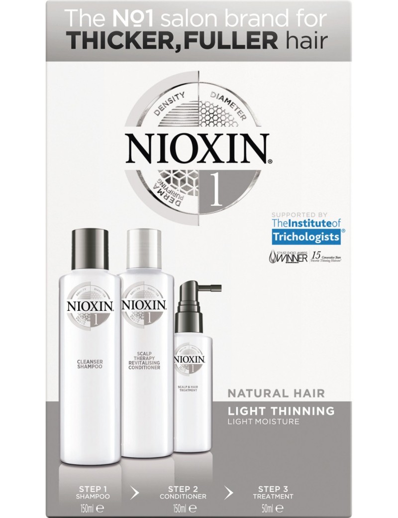 Kit Soin Nioxin N°1 Cheveux Naturels fins