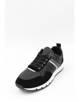 Baskets Homme - Kadiman coloris noir, bleu, blanc