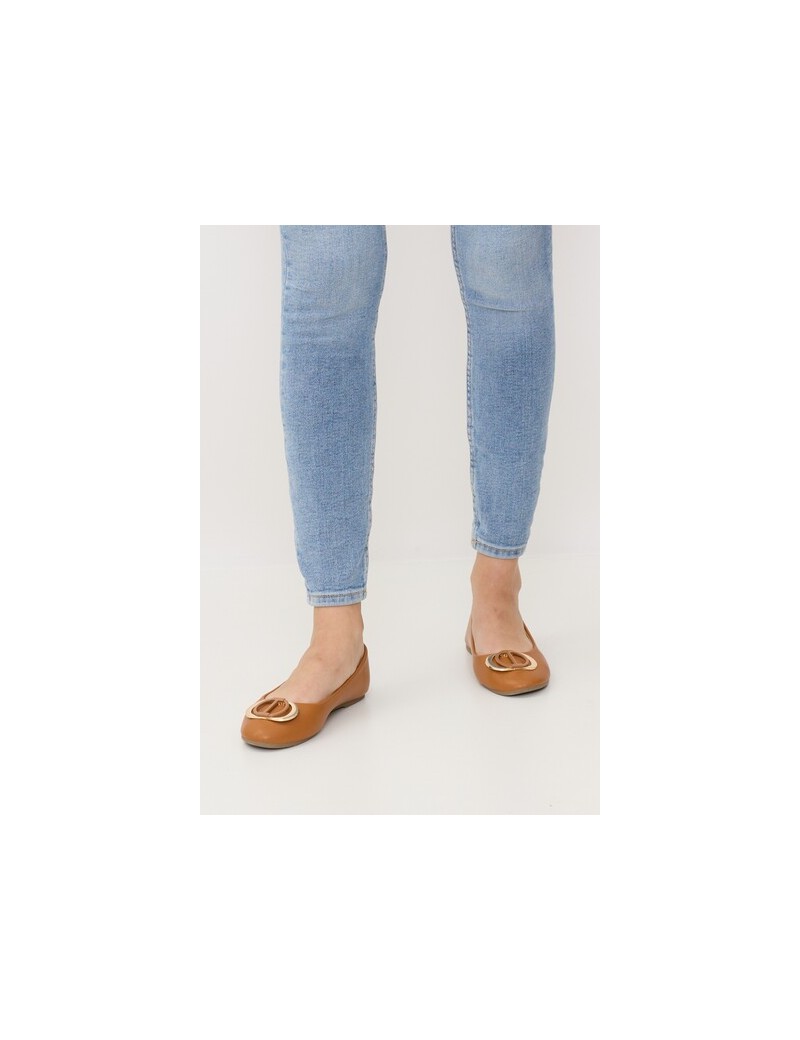 Chaussures femme - Ballerines en simili cuir- 8 coloris disponibles - Abloom collection