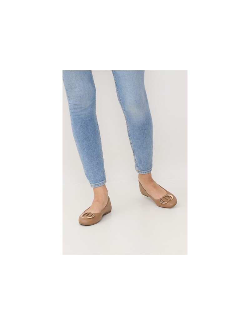 Chaussures femme - Ballerines en simili cuir- 8 coloris disponibles - Abloom collection