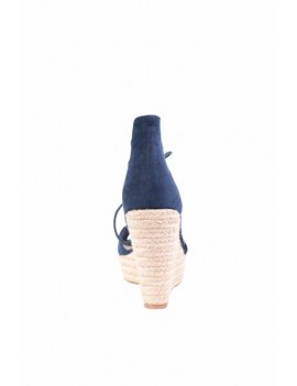Sandales Talons Compensés pour femme - Anoushka Bleu marine