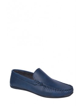 Chaussures Mocassin simili cuir pour homme - Bleu marine