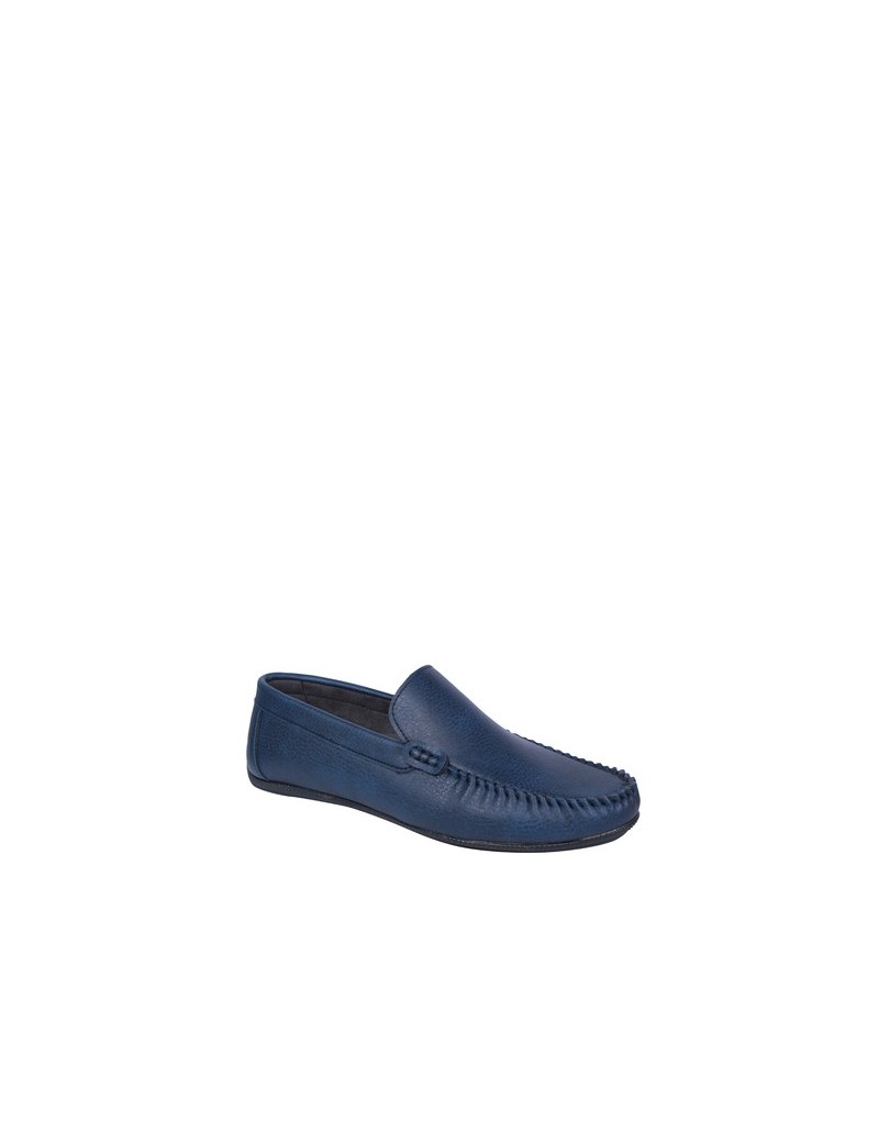 Chaussures Mocassin simili cuir pour homme - Bleu marine