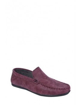 Chaussures Mocassin simili cuir pour homme - Bordeaux