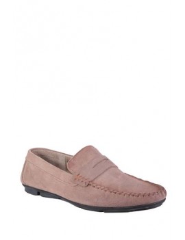 Mocassin Cuir Pour Homme - Couleur Taupe