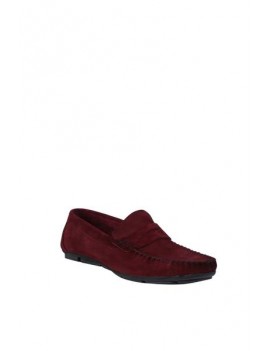 Chaussures mocassins Cuir Pour Homme - Couleur Bordeaux