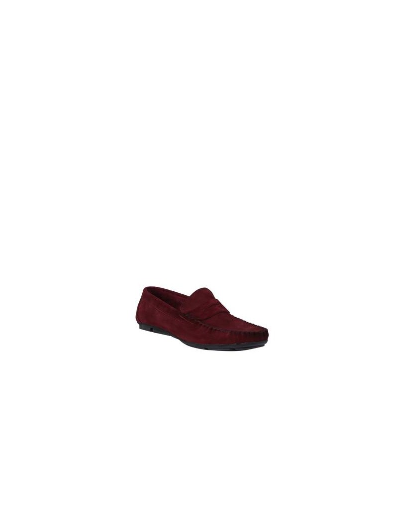 Chaussures mocassins Cuir Pour Homme - Couleur Bordeaux