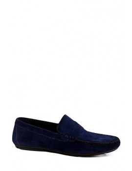 Chaussures mocassins Cuir Pour Homme-Couleur Bleu marine
